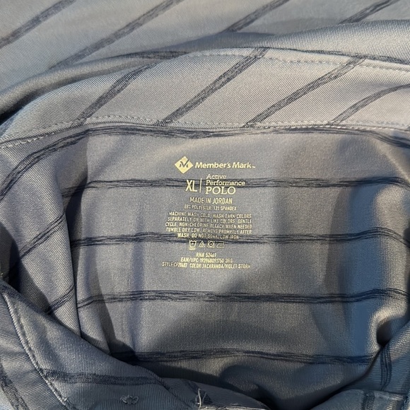 Members Mark active performance polo size XL men’s - Picture 4 of 4